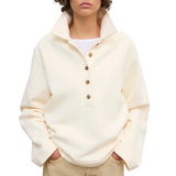 Polo Sweatshirt Cream