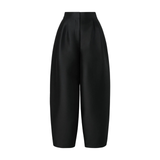 Smilla Barrel Leg Trousers Black
