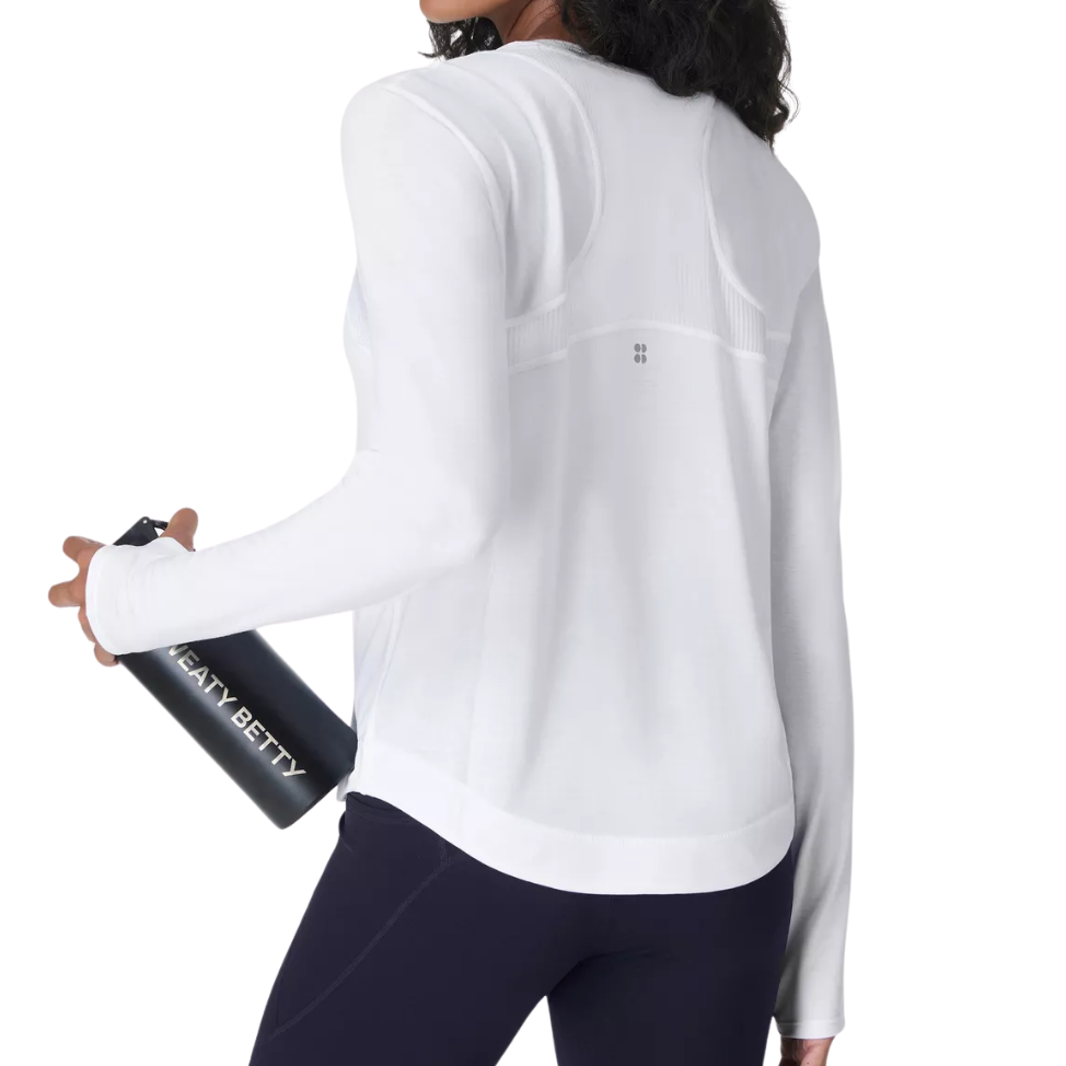Breathe Easy L/S Top White
