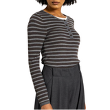 Pandoli Gris Chine Striped Top