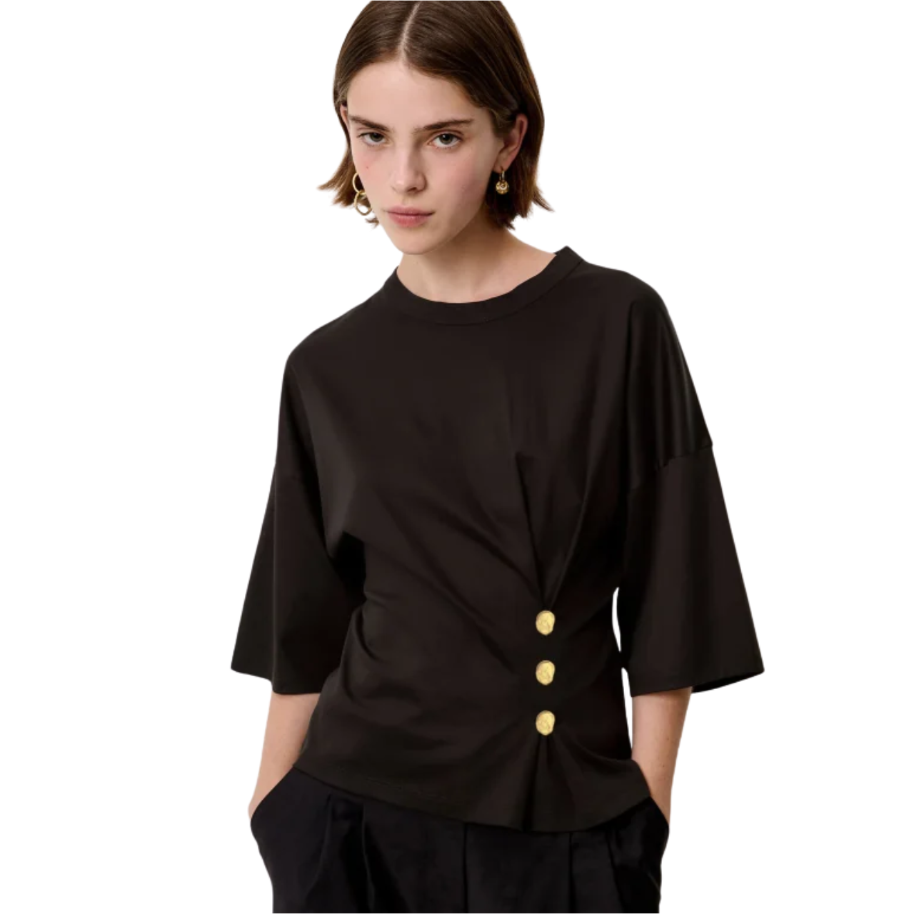 Naktis Waist Buttoned Top