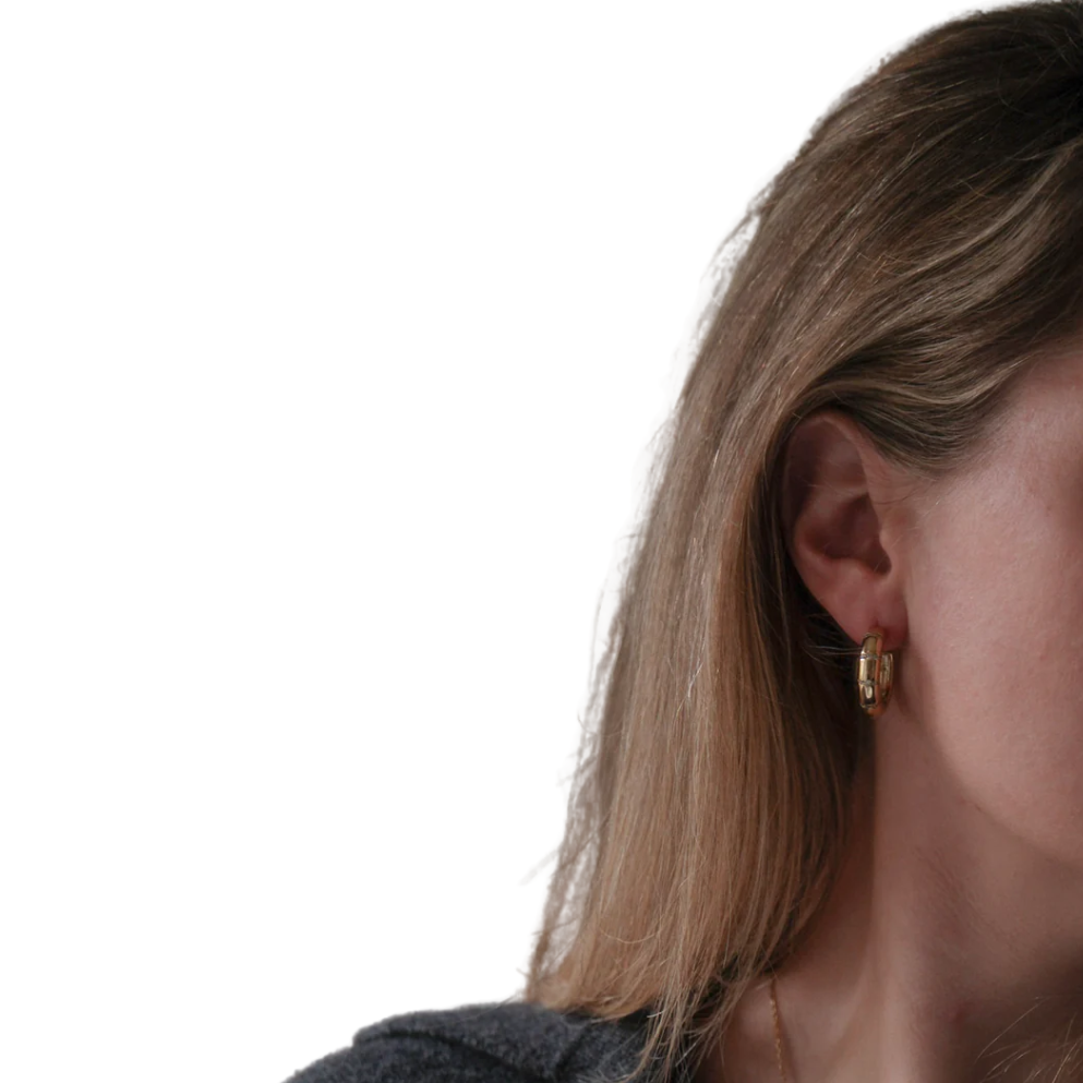Noor Hoops Gold