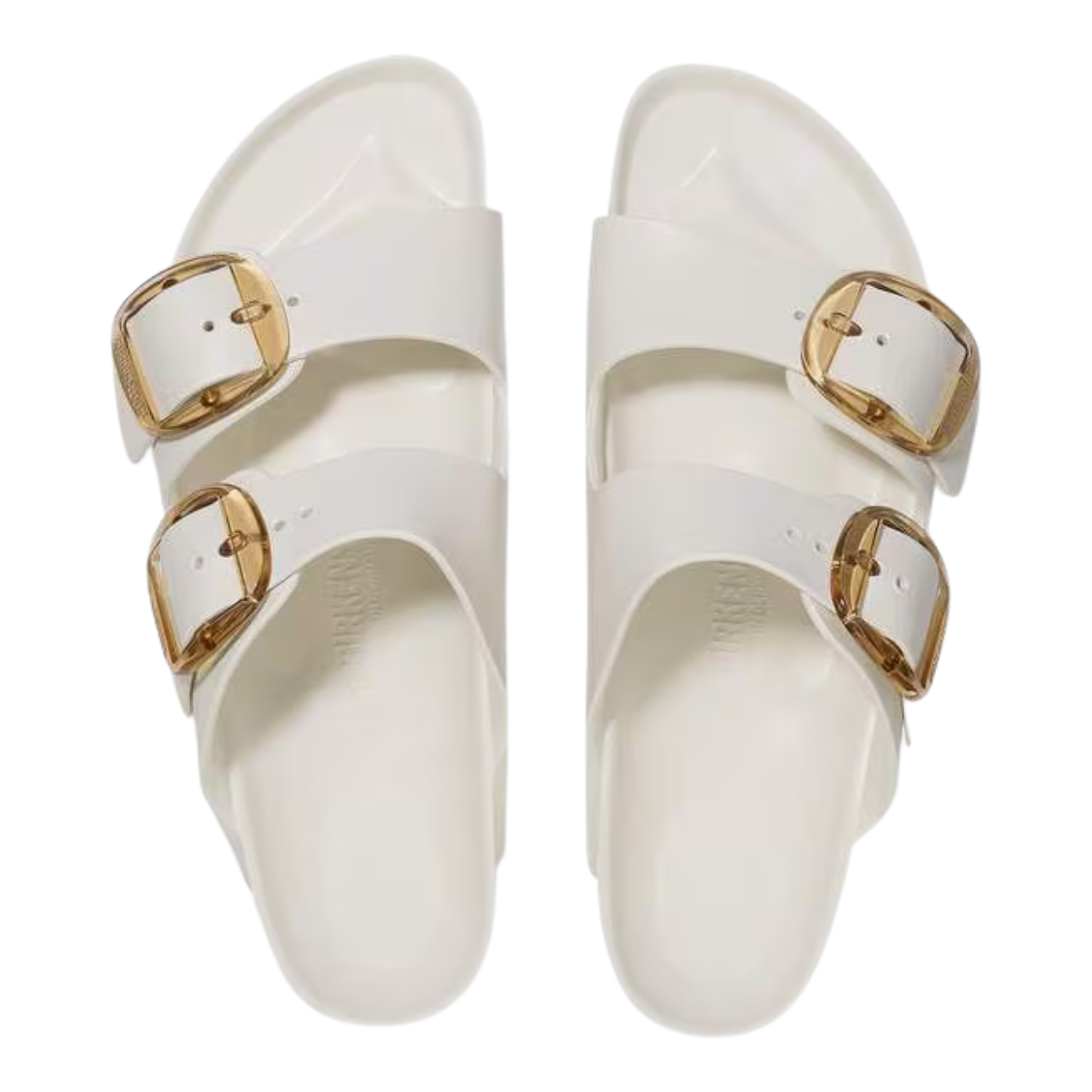 Arizona Big Buckle Sandals Eggshell