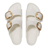 Arizona Big Buckle Sandals Eggshell