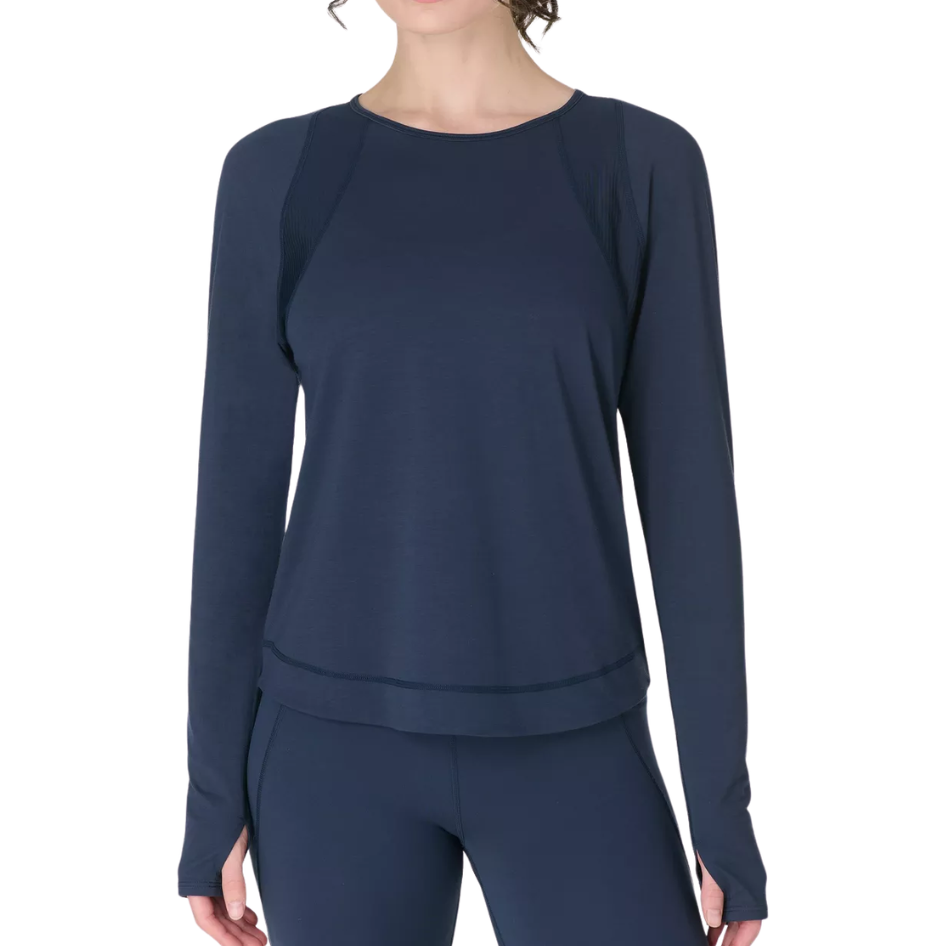 Breathe Easy L/S Top Navy