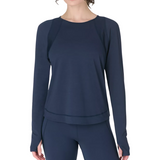 Breathe Easy L/S Top Navy
