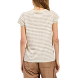The Slub Stripe Tee Copper