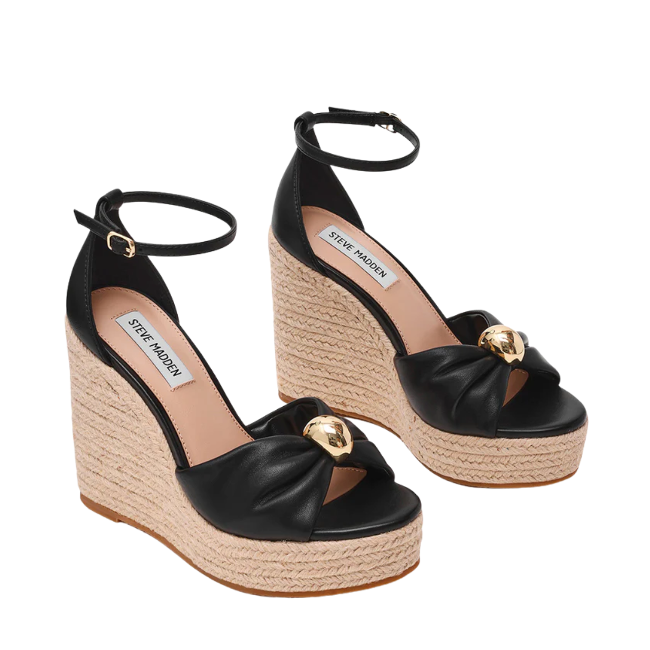 Taliya Wedge Sandals Black