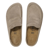 Naples Taupe Suede Wrapped Clogs