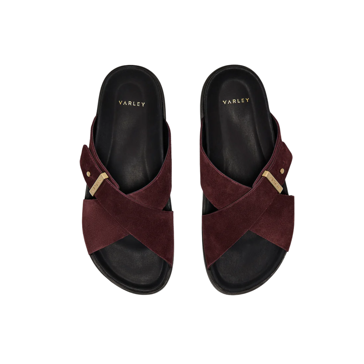 Esla Slide Sandals Chocolate