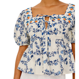 Presley Top Ceramic Floral