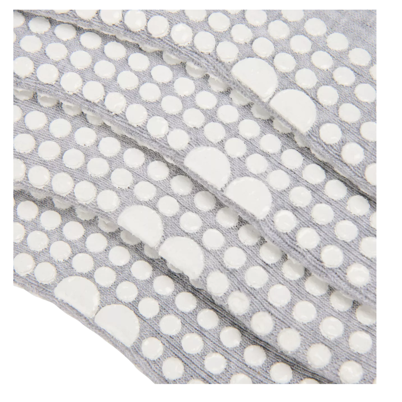 Pilates Crew Gripper Socks Grey