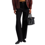 The Bow Crop Black Jeans