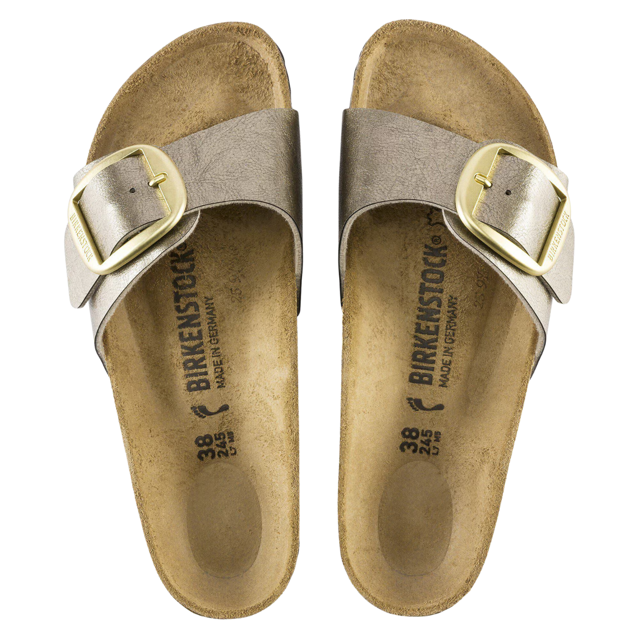 Madrid Big Buckle Sandals Graceful Taupe