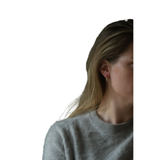 Facet 1/2 Hoops Gold