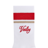 Lamar Club Socks White/Apple
