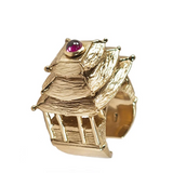 Pagoda Ring Gold