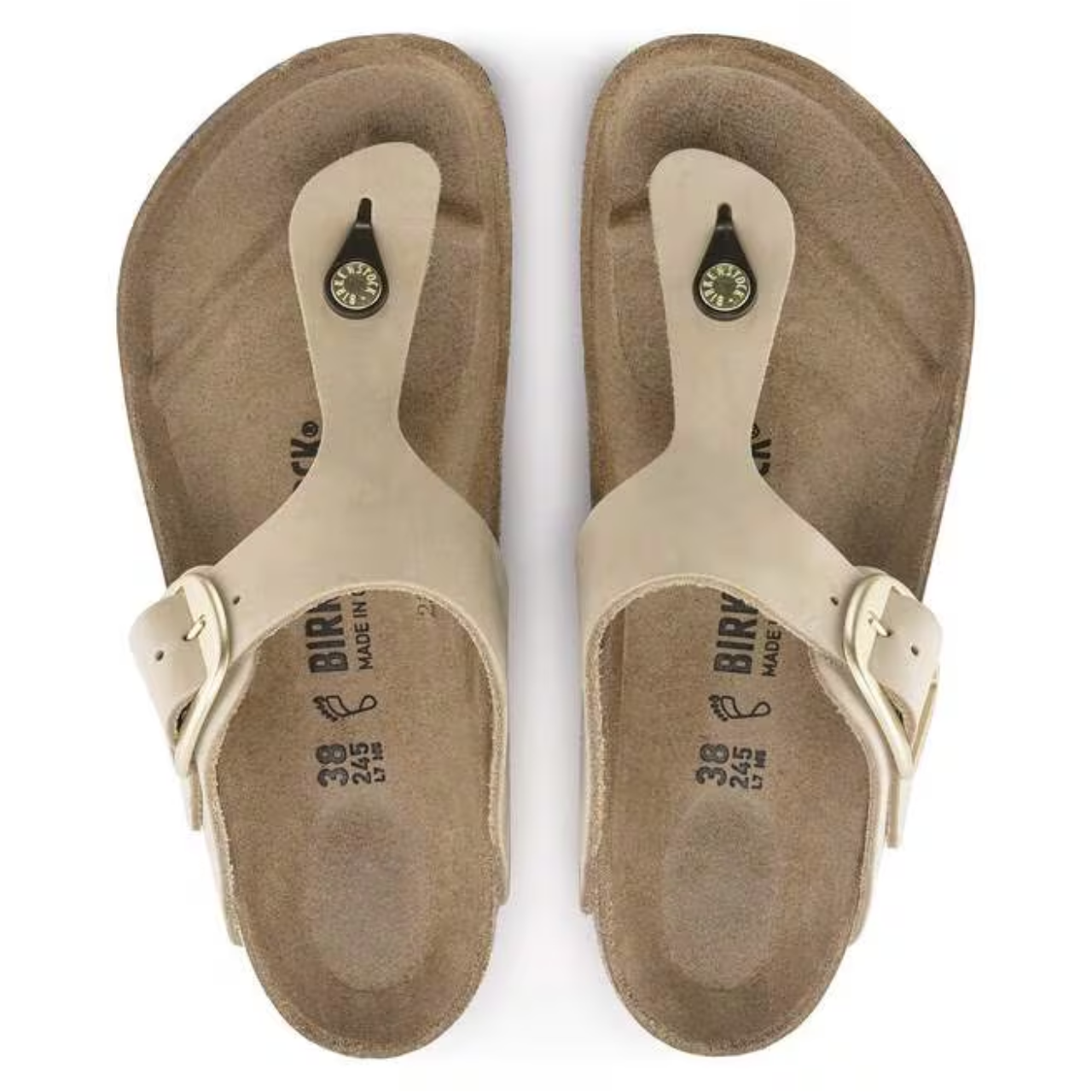 Gizeth Big Buckle Sandals Sandcastle