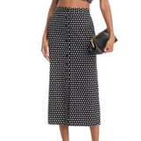 The Polka Dot Skirt Black