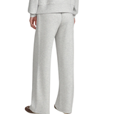 The Wide Leg Pant 30 Light Grey Marl