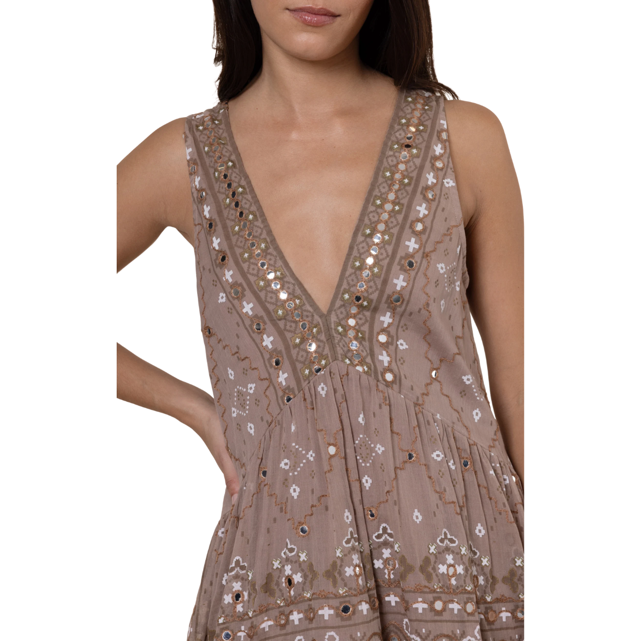 Mosaic Print Mini Mocha