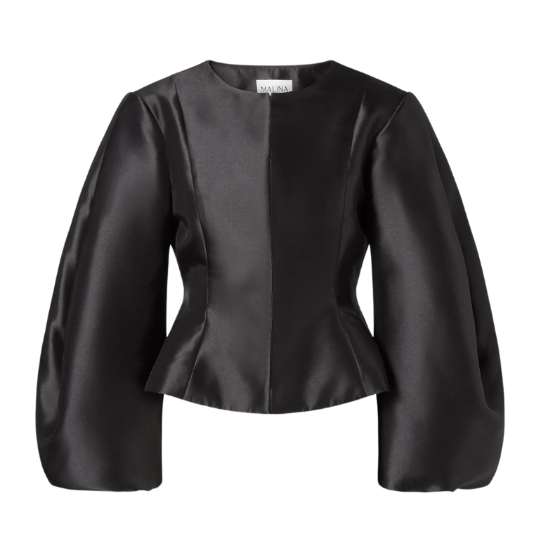 Vendela Balloon Sleeve Blouse Black