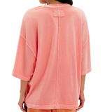 WFT Perfect Oversized Tee Coral