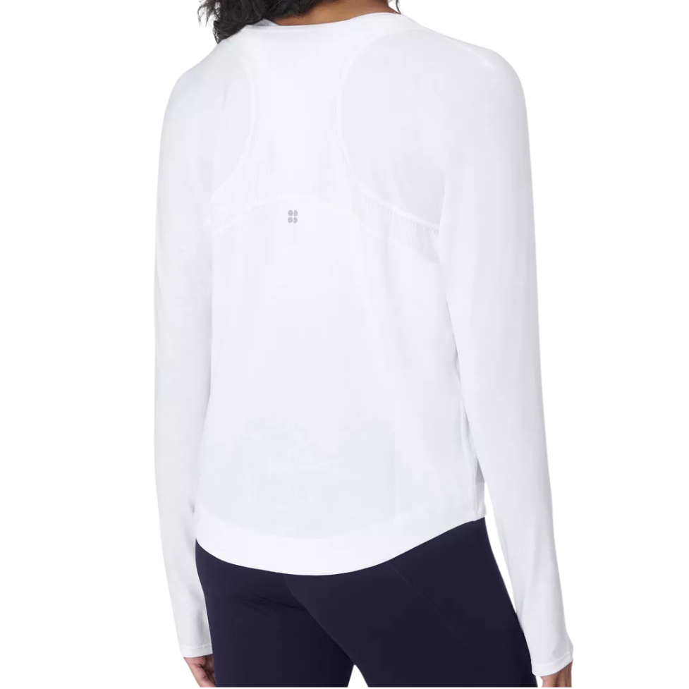 Breathe Easy L/S Top White