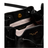 River Crossbody Bag Black Leather