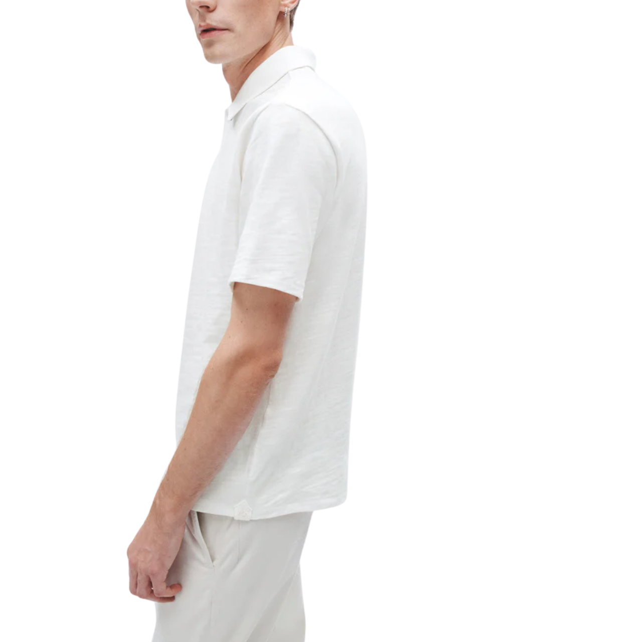 Classic Men's Flame Polo White