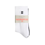 Pilates Crew Gripper Socks Blk/Wht