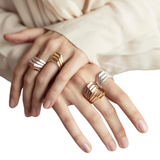 Spanish Steps Little Ring Silver