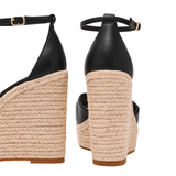 Taliya Wedge Sandals Black