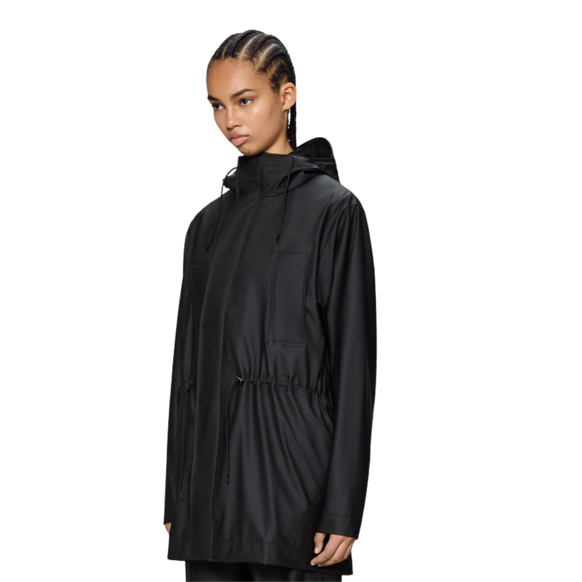 Long Rain Jacket W3 Black
