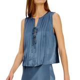 Aja Tie Front Top Atlantic