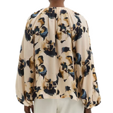 Sophie Button Detail Blouse Blooms