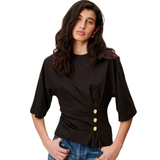 Naktis Waist Buttoned Top