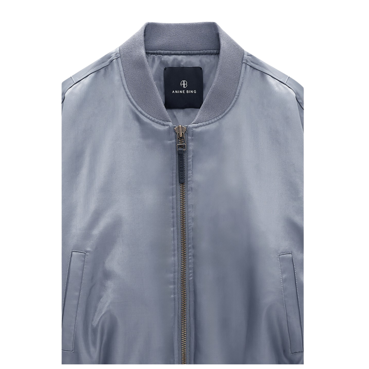 Cropped Leon Bomber Dark Grey