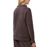 Sand Wash Half Zip Sweat Espresso