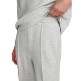 The Wide Leg Pant 30 Light Grey Marl