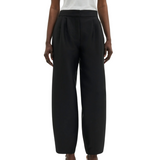 Smilla Barrel Leg Trousers Black