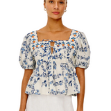 Presley Top Ceramic Floral