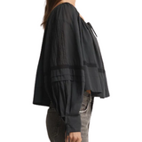 La Lune Blouse Black