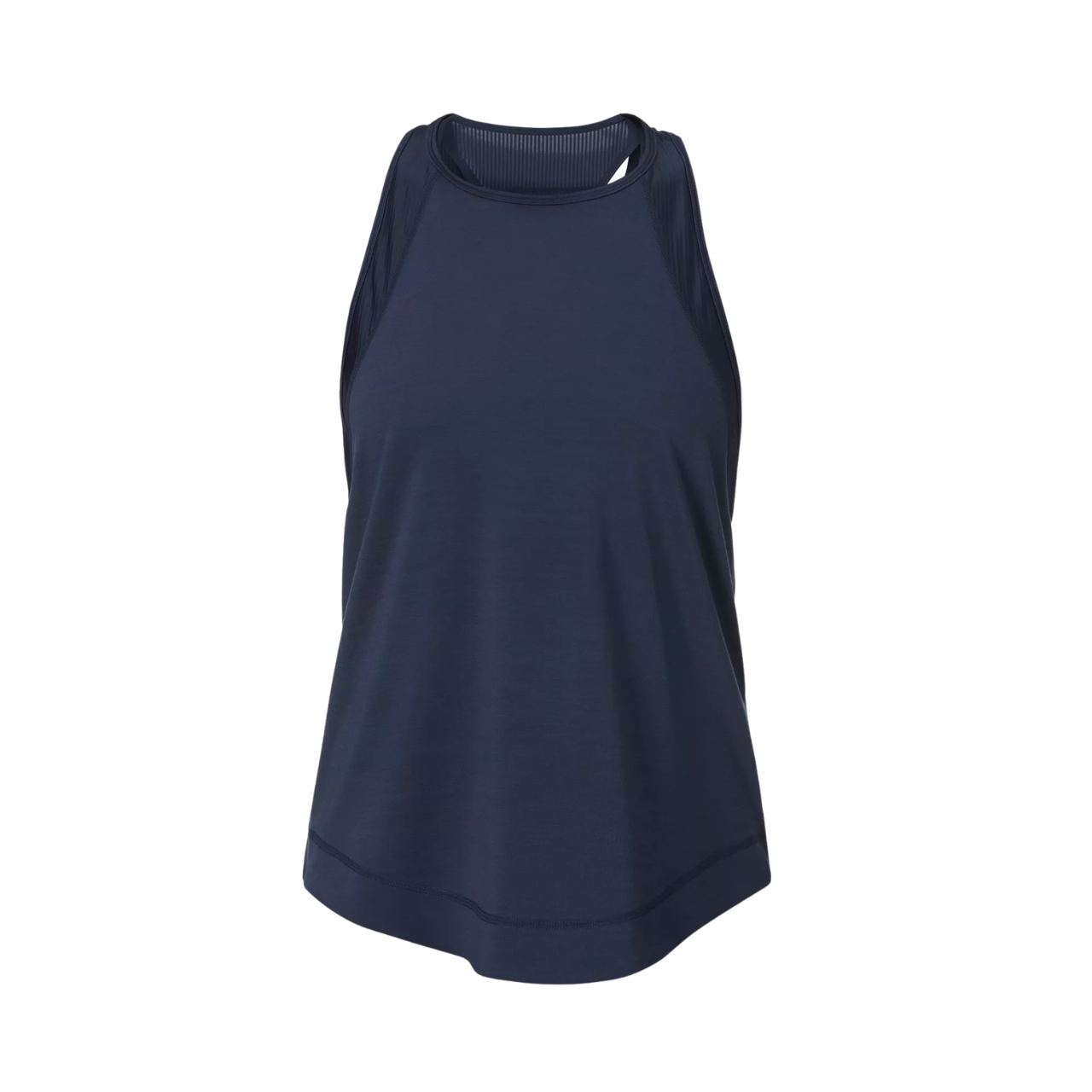 Breathe Easy Mesh Run Tank Navy