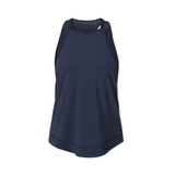 Breathe Easy Mesh Run Tank Navy