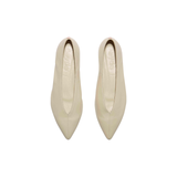 Moa Pointed Toe Flats Creamy