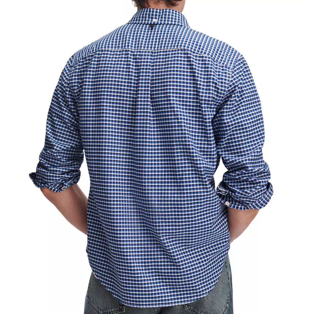 RB Classic Oxford Shirt Navy Plaid