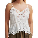 Shia Strap Top White