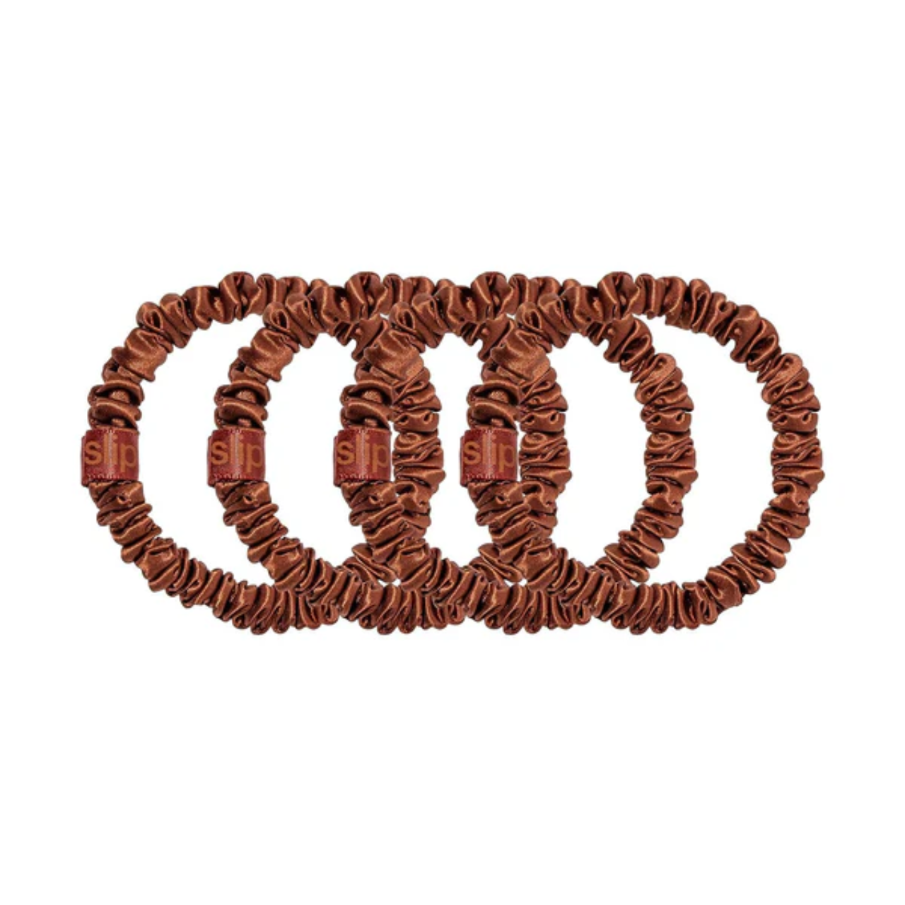 Back To Basis Skinny Scrunchies Auburn