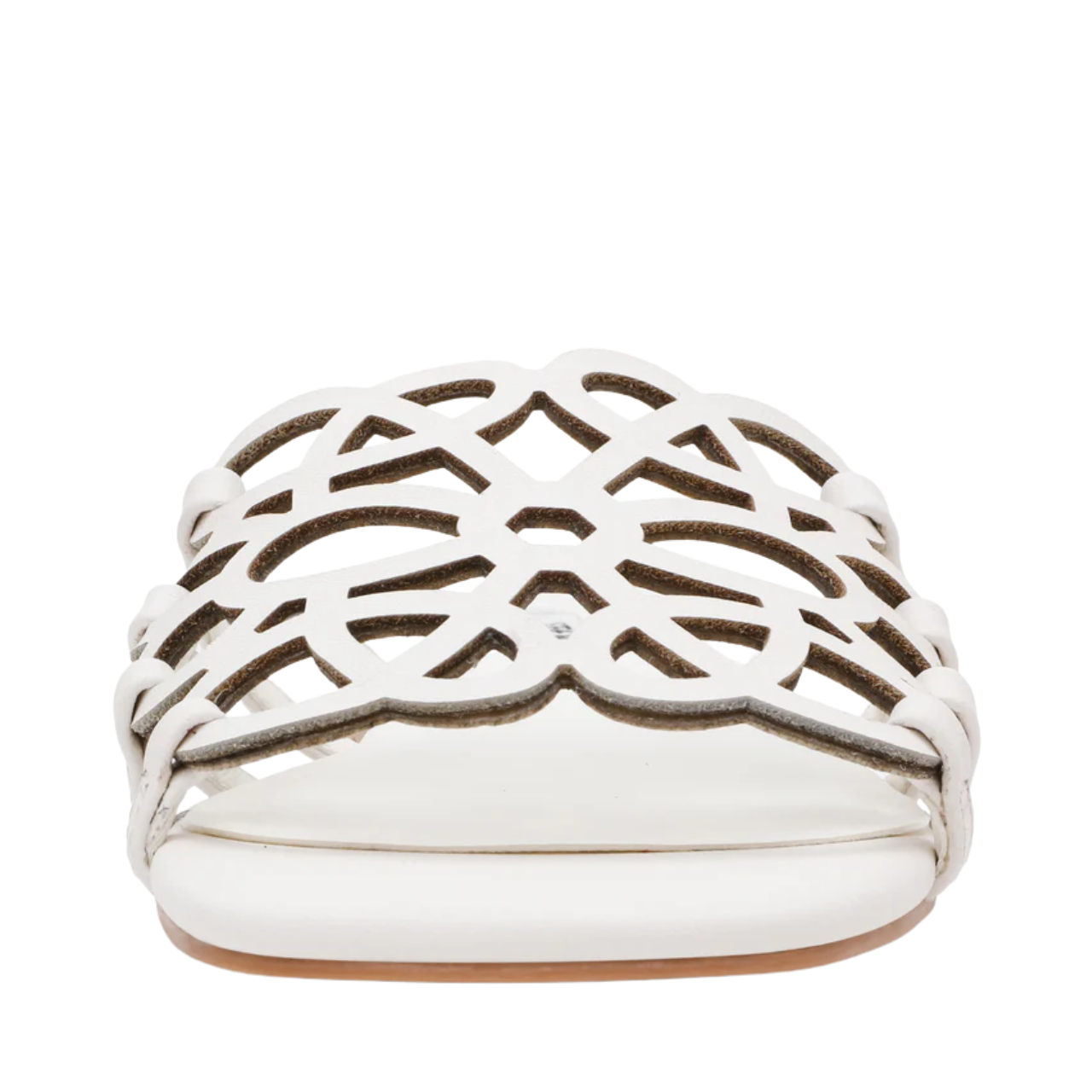 Lotus White Sandals